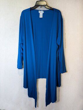 Blue Drape Cardigan Size Paragon 1X